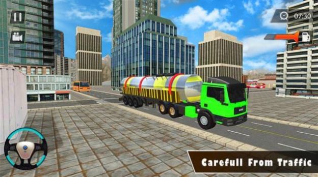 城市油罐车驾驶模拟游戏中文手机版截图4: