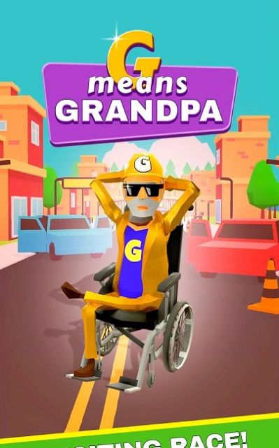 轮椅爷爷冲刺游戏官方安卓版（G means Grandpa）图3:
