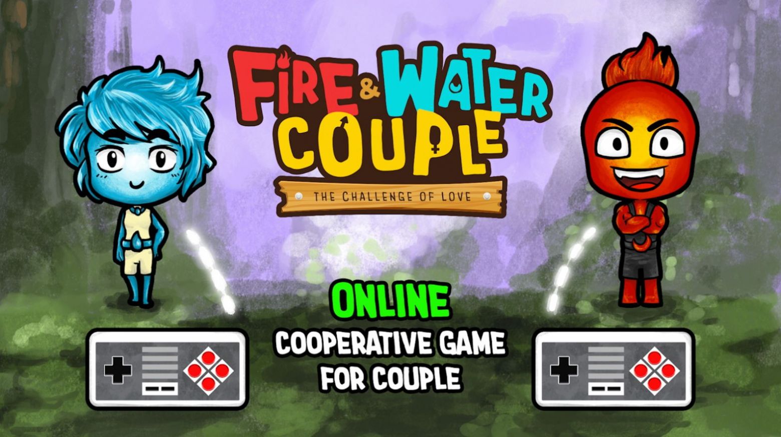 冰火少女游戏手机版(Fire and Water Couple)4