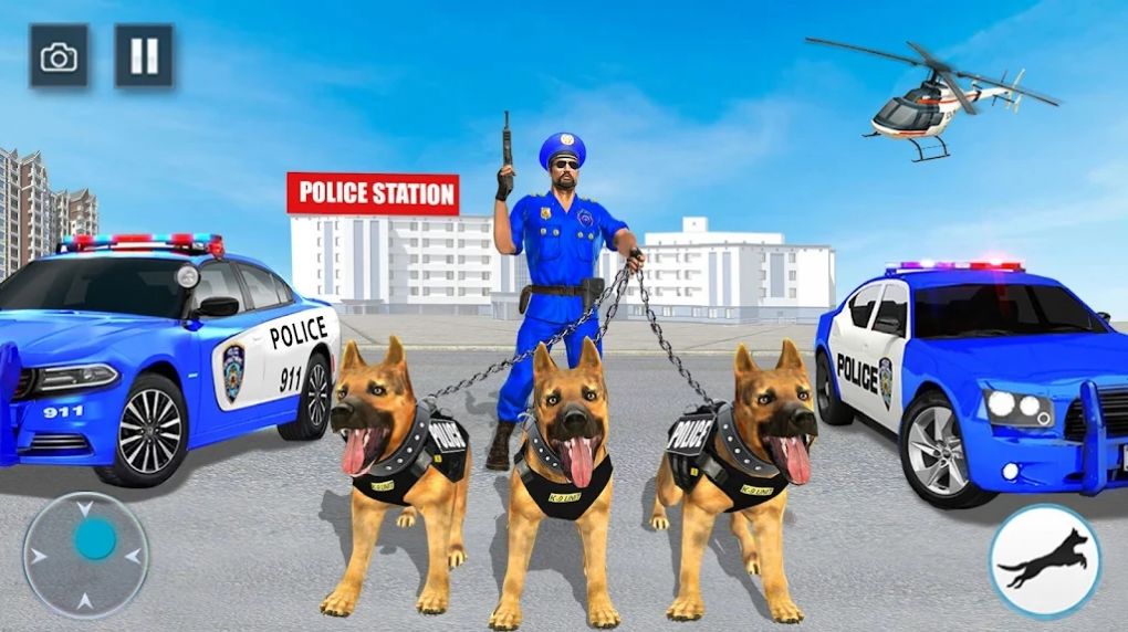 美国警犬追捕罪犯游戏官方安卓版（Police Dog Gangster Chase Game）图1: