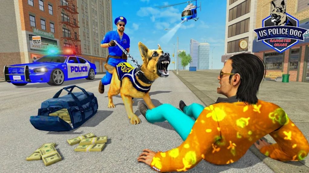 美国警犬追捕罪犯游戏官方安卓版（Police Dog Gangster Chase Game）图2: