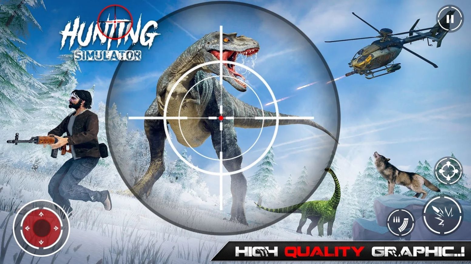 侏罗纪恐龙狩猎狙击游戏中文手机版图片1