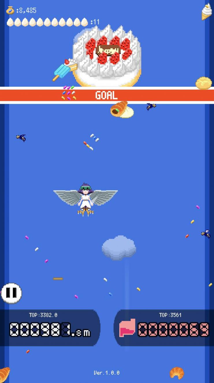 糖果之旅鸽子女孩游戏中文汉化版（Candy Trip Pigeon Girl）图1: