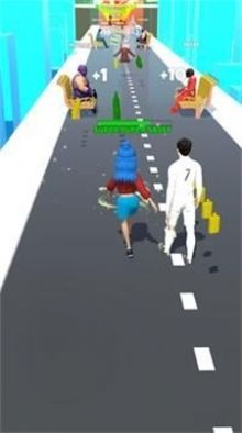 爱跑女孩跑步者3D游戏安卓最新版（Love Run Girl Runner 3d）图1: