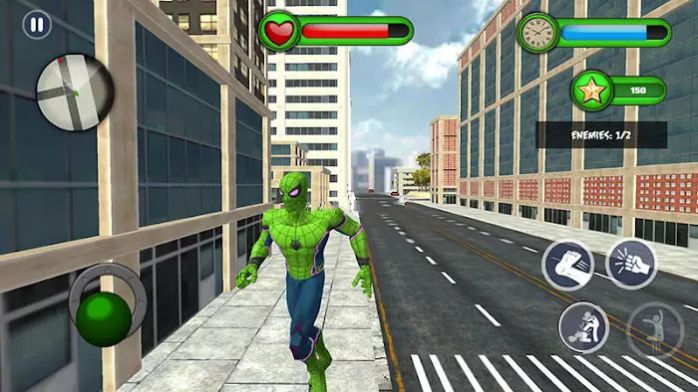 蜘蛛绳英雄维加斯格斗3D游戏中文版（Super Spider Rope Vegas 3D）图3: