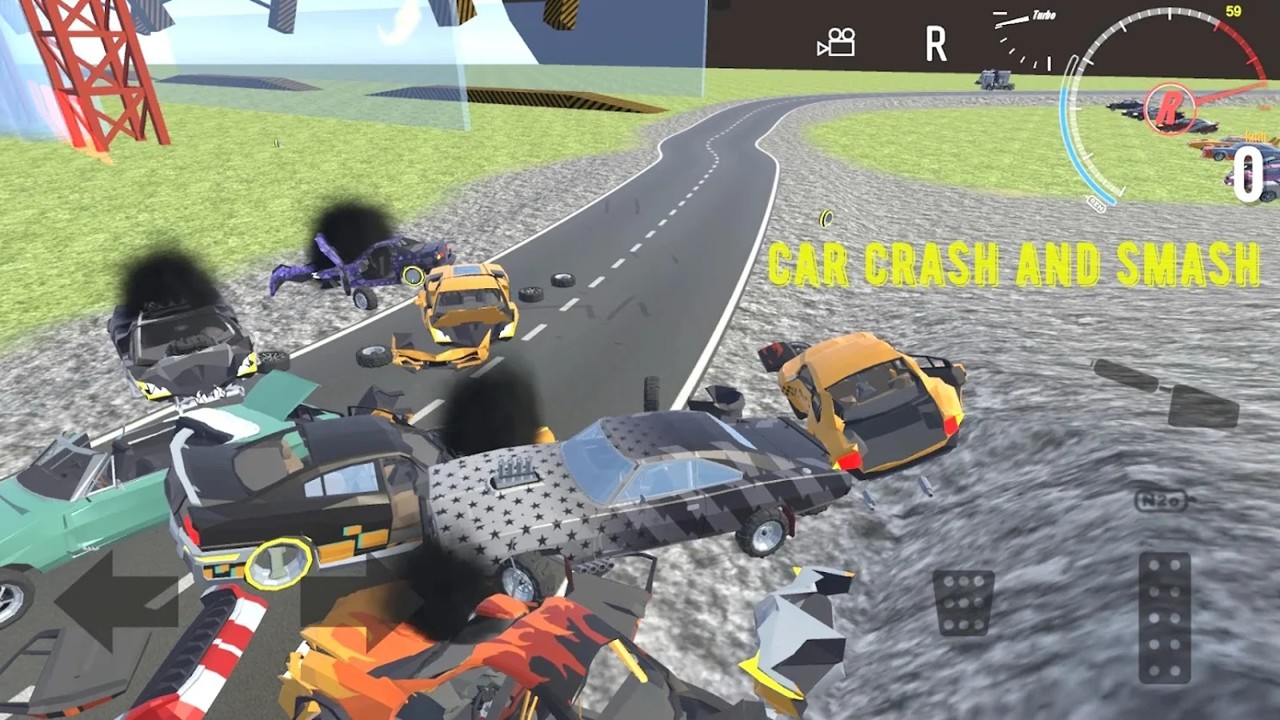 车祸和粉碎游戏安卓中文版（Car Crash And Smash）图1: