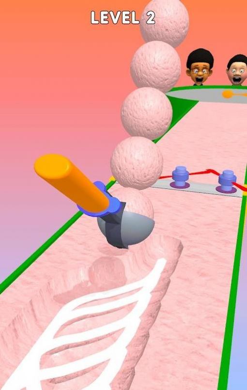 冰淇淋勺障碍跑游戏安卓手机版（IceCream Scooper）图2:
