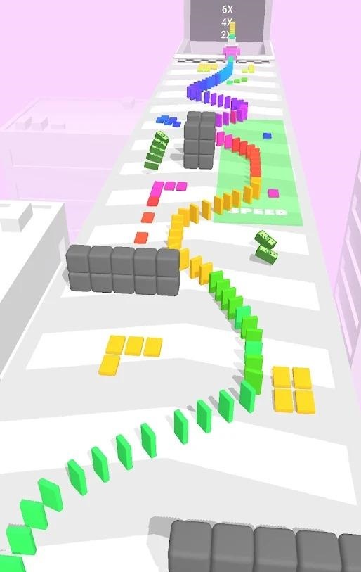 多米诺堆叠跑游戏官方安卓版（Domino Run）图片1