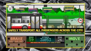 城市公交车驾驶模拟器2D游戏图1