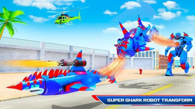 鲨鱼机器人汽车改造游戏手机版图片1
