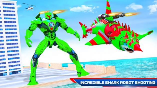 鲨鱼机器人汽车改造游戏手机版图2: