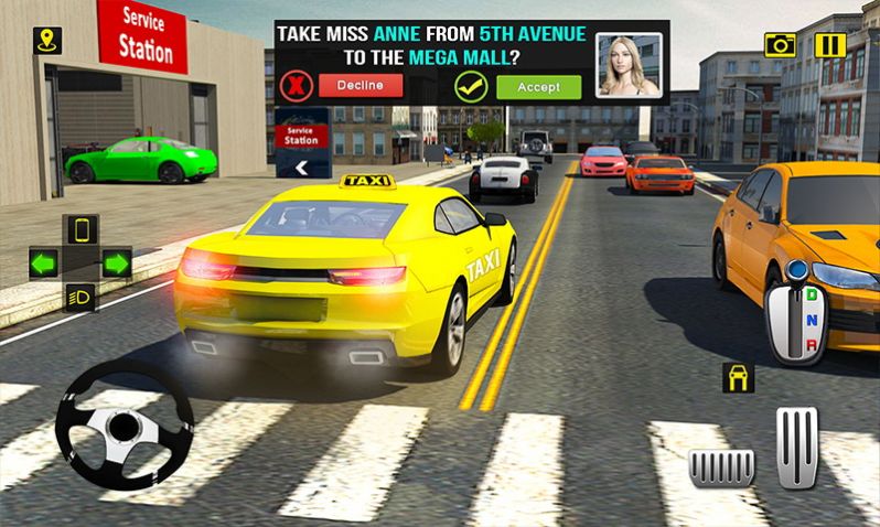 出租车驾驶模拟器2022游戏中文手机版图3: