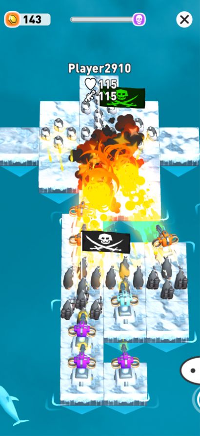 企鹅筏战战斗漂流游戏安卓版下载截图2: