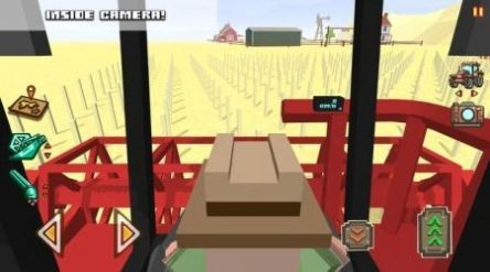 巨大的农场赛车游戏安卓版下载（Blocky Farm Racing）图1:
