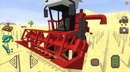 巨大的农场赛车游戏安卓版下载（Blocky Farm Racing）图3: