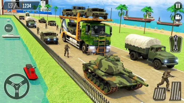 美国军队卡车运输模拟器游戏最新版图2: