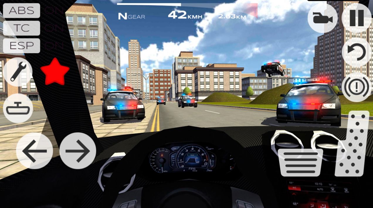 极限赛车3D游戏中文手机版（Extreme Car Driving Racing 3D）图2: