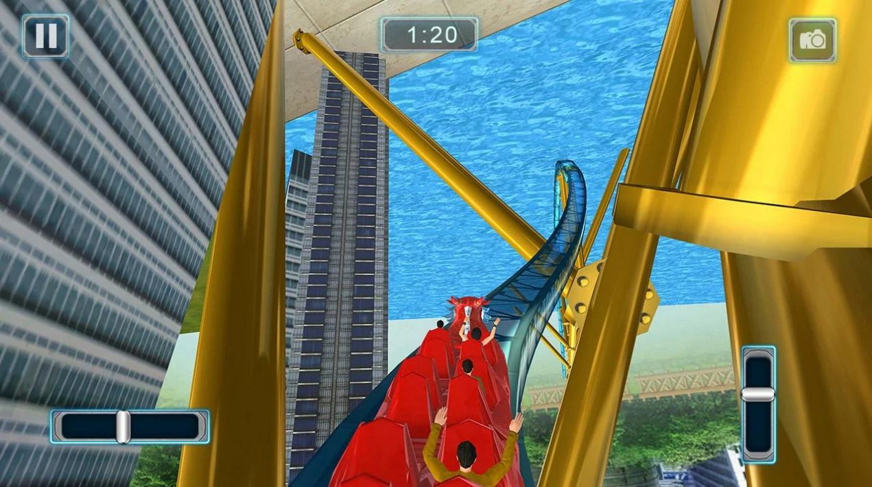 过山车飞车模拟器3D游戏安卓版（Roller Coaster Simulator 3D）图3: