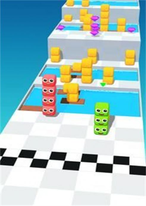 立方体跳跃竞赛游戏安卓版下载（Cube Jumper Infinite）截图1: