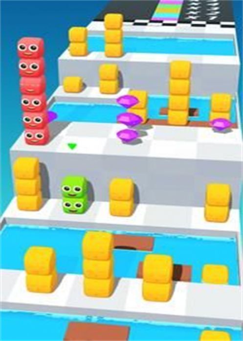 立方体跳跃竞赛游戏安卓版下载（Cube Jumper Infinite）截图3: