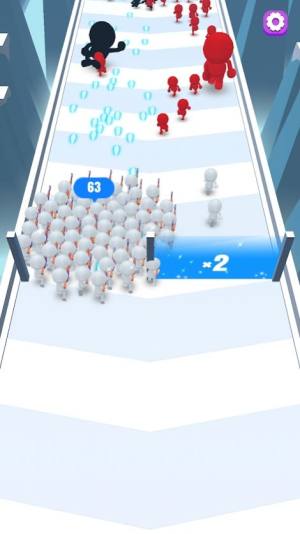 人群竞赛奔跑与枪战3D游戏图3