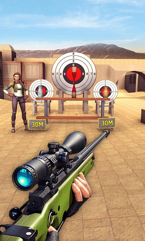 狙击枪冠军游戏中文版（Sniper Range Gun Champions）图2: