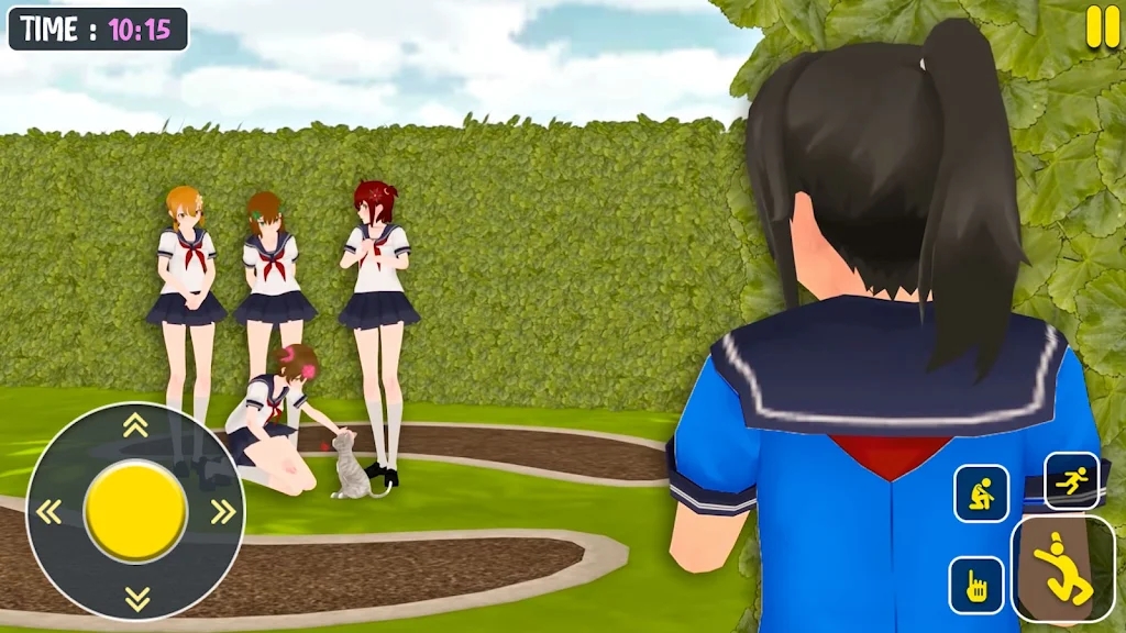 樱花少女高中模拟3D游戏官方版（Sakura Girl High School Sim 3D）图1: