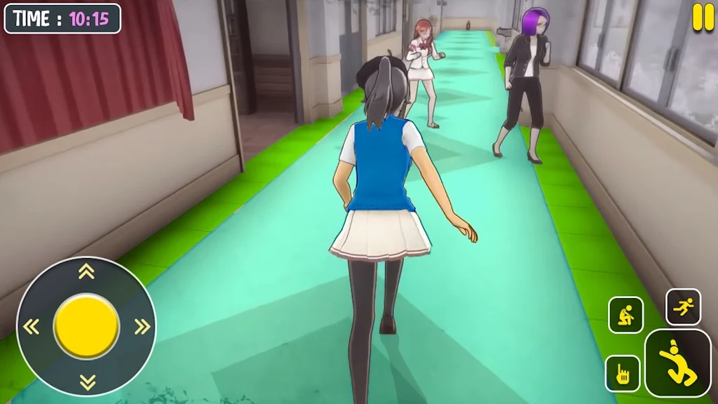 樱花少女高中模拟3D游戏官方版（Sakura Girl High School Sim 3D）图3: