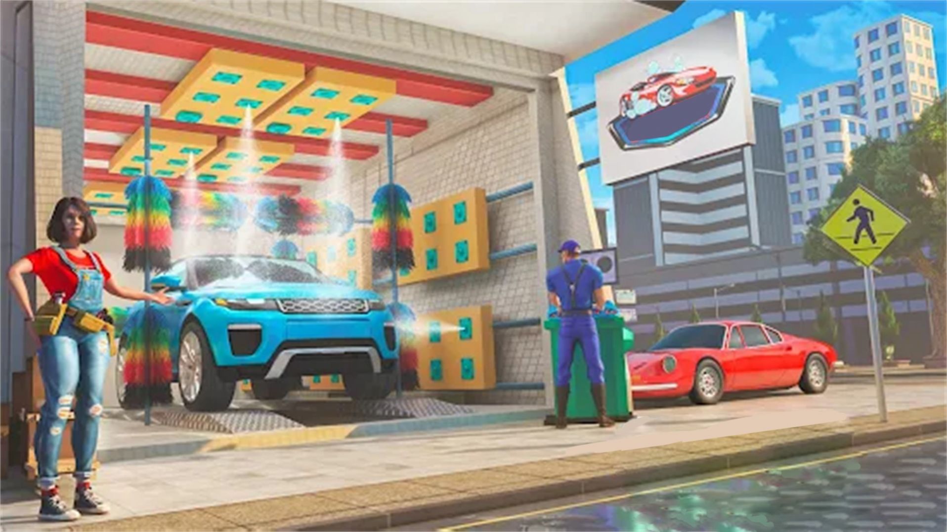 全民欢乐洗车模拟器游戏中文手机版图1: