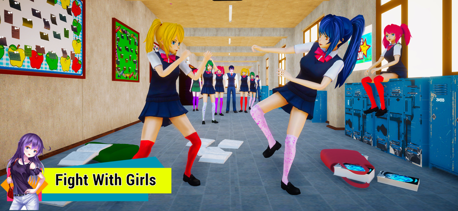动漫女孩高中游戏3D官方中文版图2: