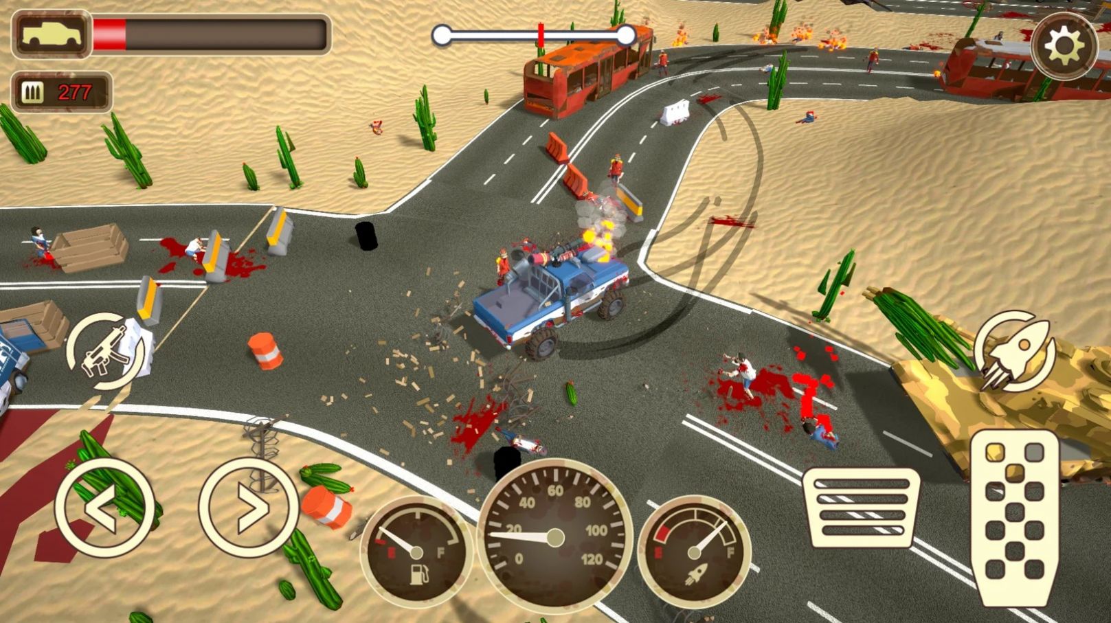 僵尸碾压司机游戏官方安卓版（Zombie Driver）图1: