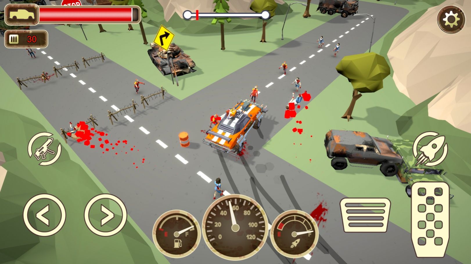 僵尸碾压司机游戏官方安卓版（Zombie Driver）图3: