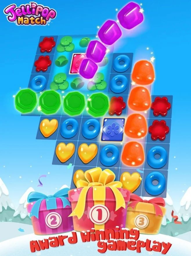 果冻配对游戏官方安卓版（Jellipop Match）图1: