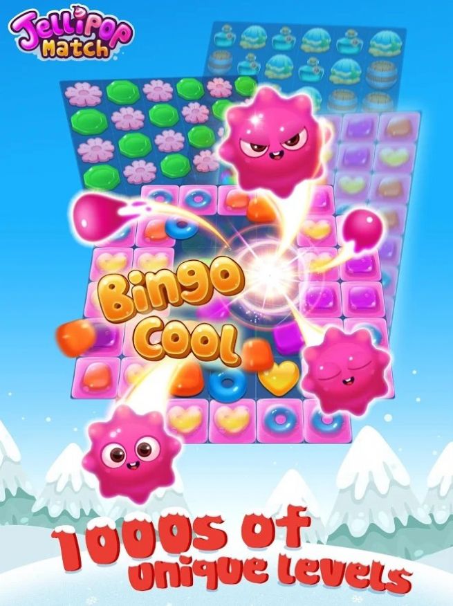 果冻配对游戏官方安卓版（Jellipop Match）图3: