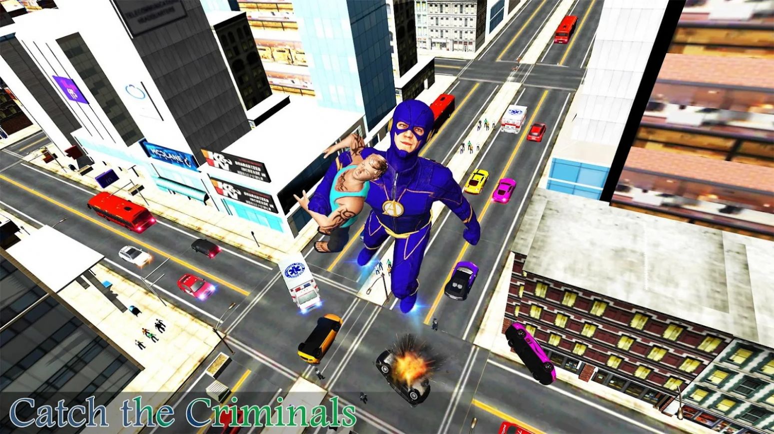 飞行城市绳索英雄游戏安卓中文版2