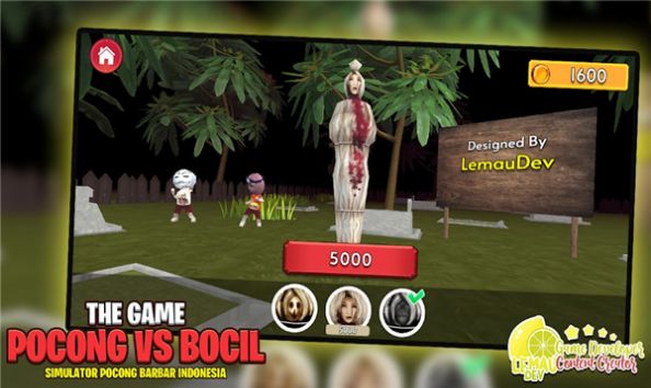 Simulator Pocong vs Bocil Kematian游戏中文版图1: