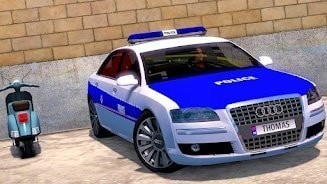 现代警车停车场3D游戏中文版（Modern Police Car Parking 3D）图片1