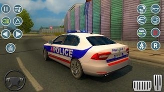 现代警车停车场3D游戏中文版（Modern Police Car Parking 3D）图1: