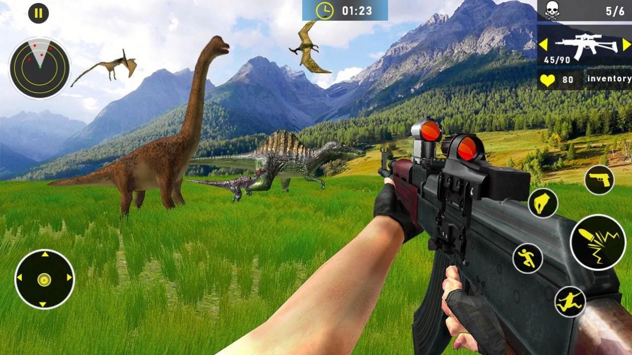 恐龙猎人致命杀手游戏中文版(DinoSaurs Hunting)图3: