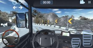 卡车模拟器雪山游戏图1