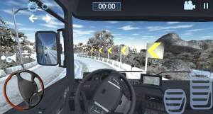 雪地欧洲卡车驾驶模拟中文版图1