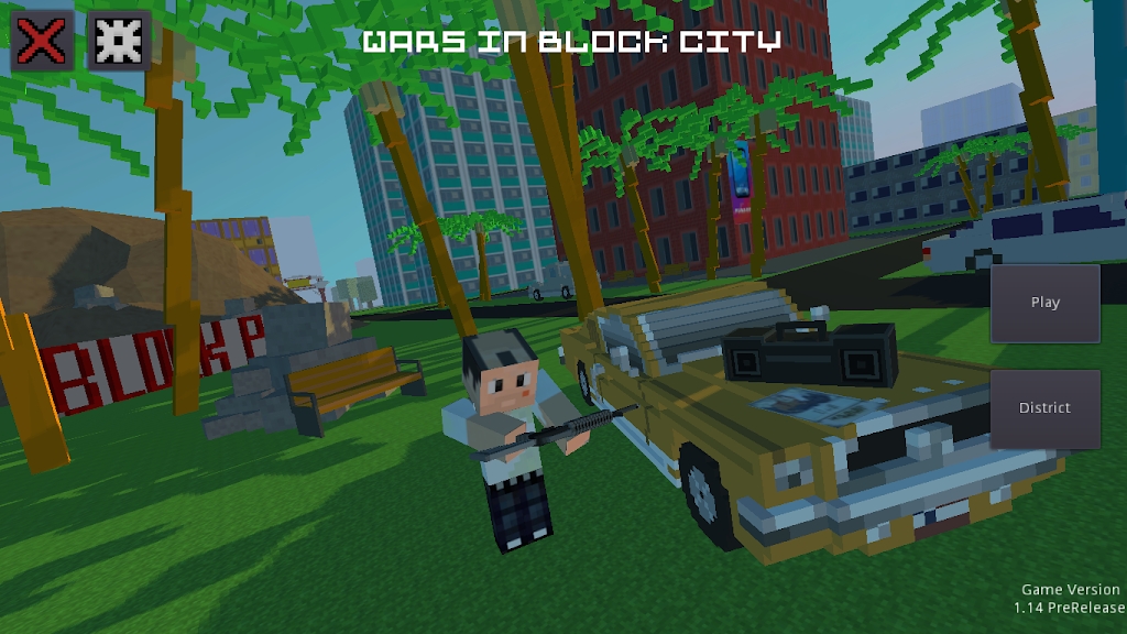 布洛克城的战争游戏官方版（Wars In Block City）1