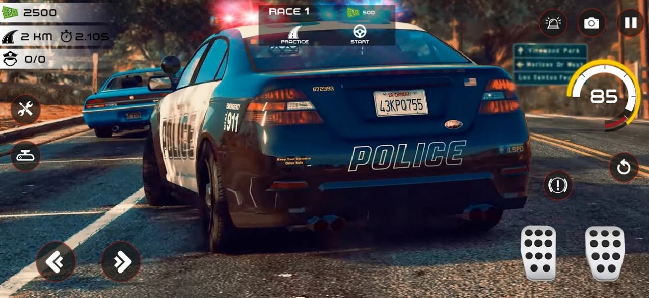 公路警察追逐游戏官方版1