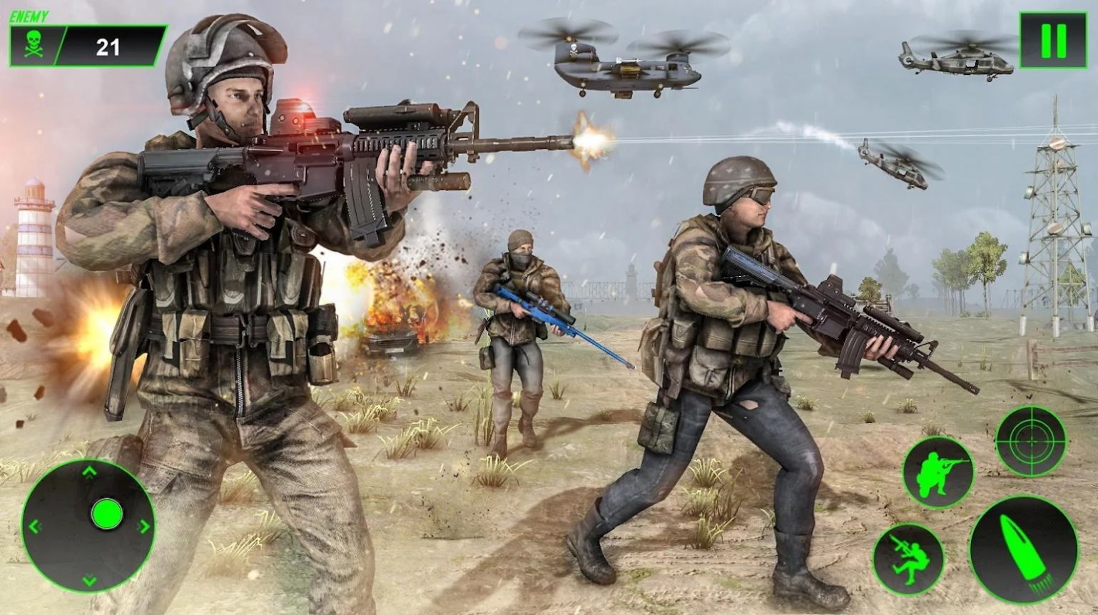 陆军突击队反恐战争游戏安卓版图3: