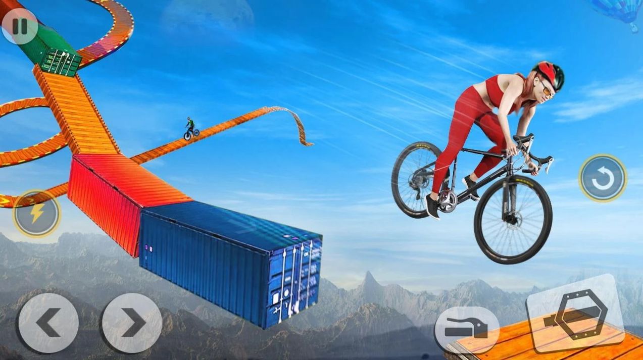 疯狂自行车特技赛3D游戏安卓版截图3: