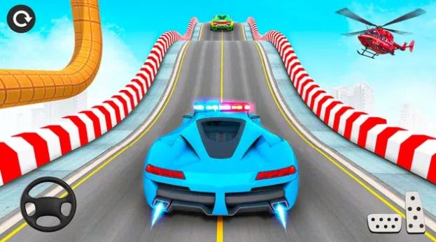 疯狂警车特技驾驶3D游戏安卓版图2: