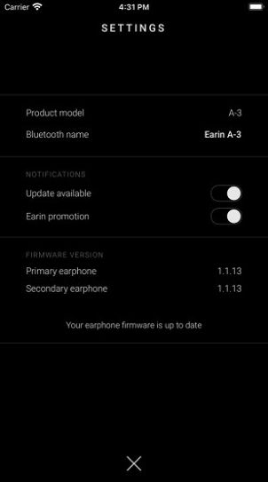 Earin耳机app官方版图1:
