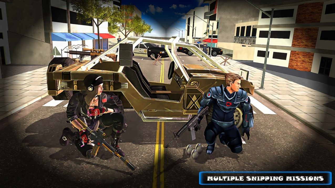 狙击手3D刺客枪手游戏安卓版截图1: