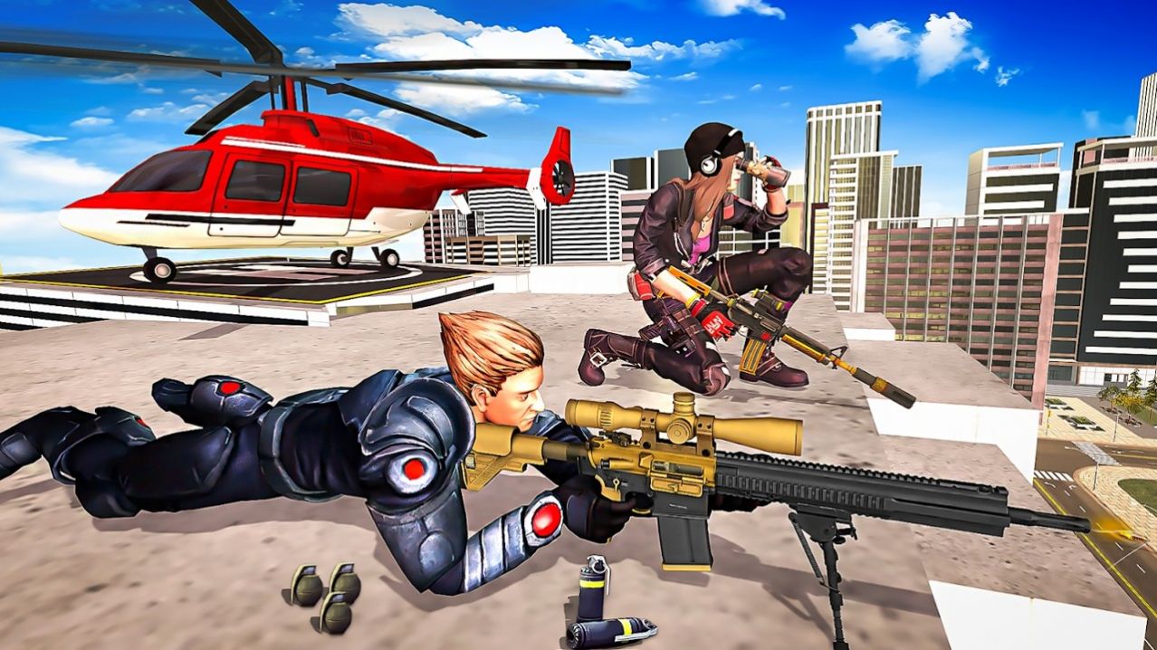 狙击手3D刺客枪手游戏安卓版截图4: