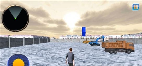 挖掘机铲雪模拟器游戏安卓版图1: